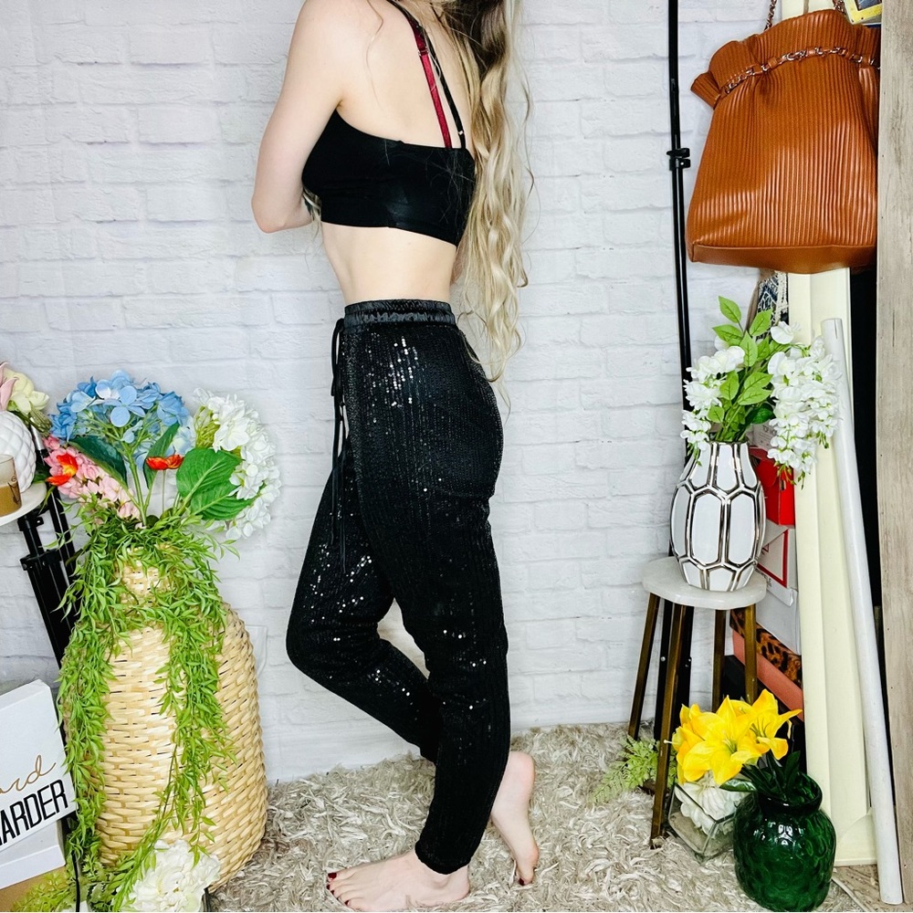 New Sequin Joggers - image 8